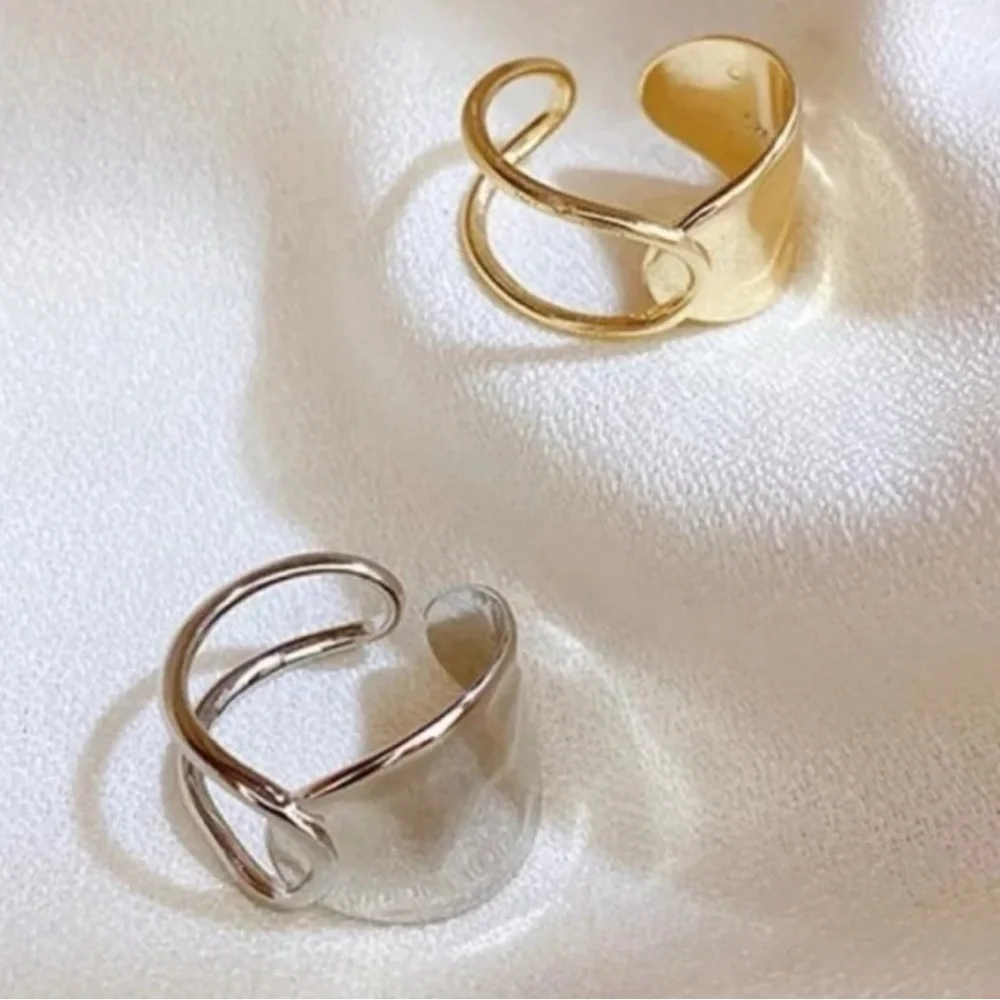 NEW Large 925 Sterling Silver Band‎ Ring, Adjustable